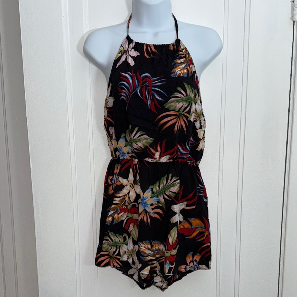 Tropical Print romper size small